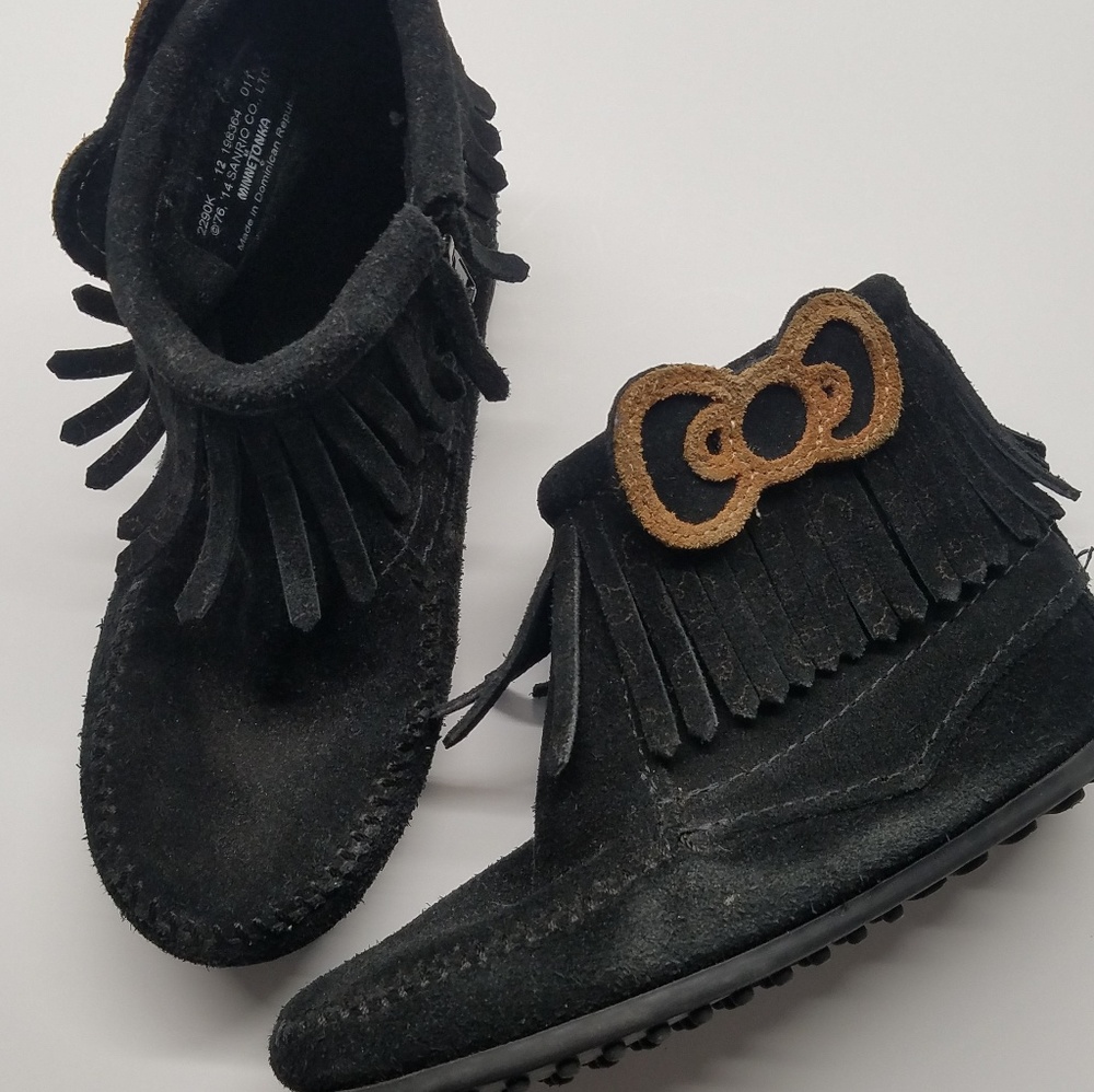Girls' Hello Kitty Fringe Booties